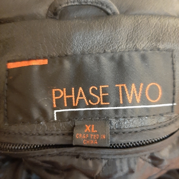 Phase Two leather Anorak coat - Picture 5 of 10